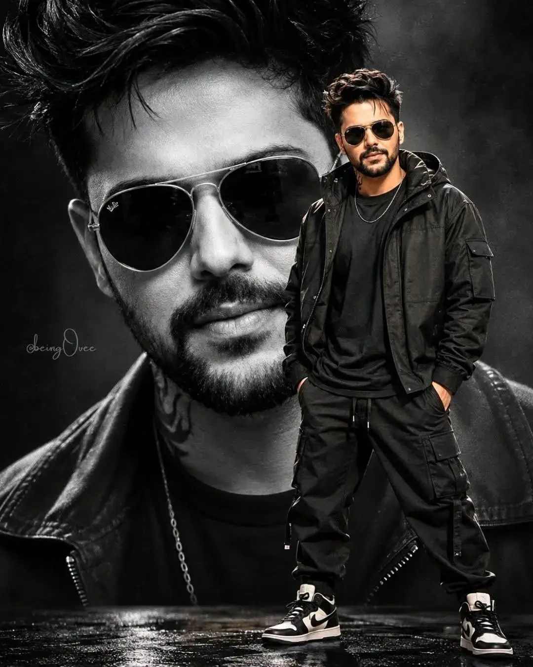 Ultra Realistic Cinematic Streetwear Fashion Poster, Ve