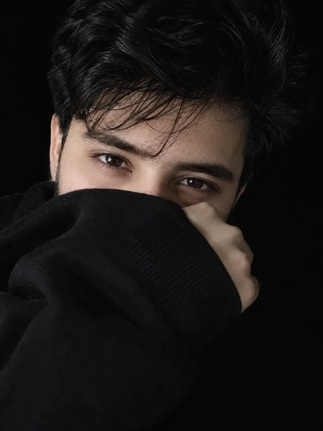 Ultra-Realistic Dark Aesthetic Male Portrait — 8K
