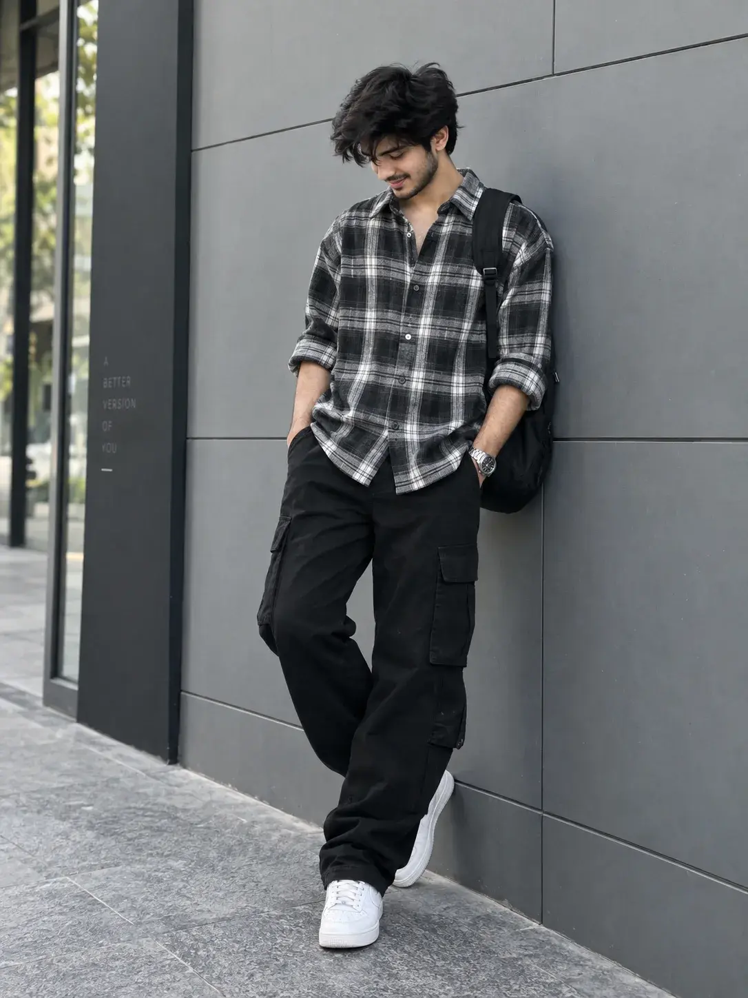 Ultra Realistic Full Body Street Wear Fashion Portrait