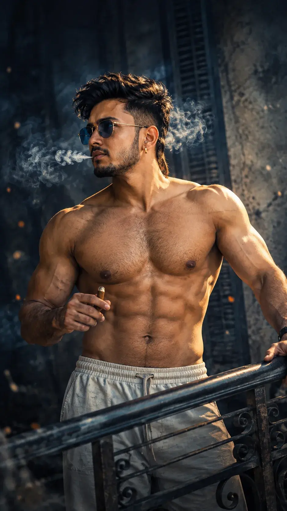 Ultra-Realistic Muscular Warrior Transformation Prompt