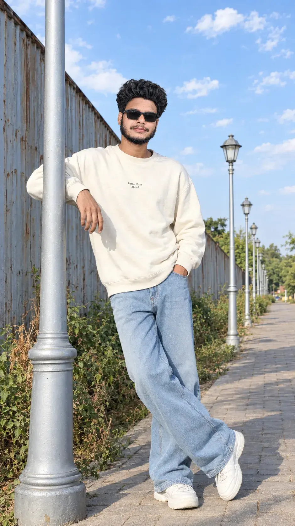 Ultra-Realistic Outdoor Street Portrait — Exact Identity & Pose