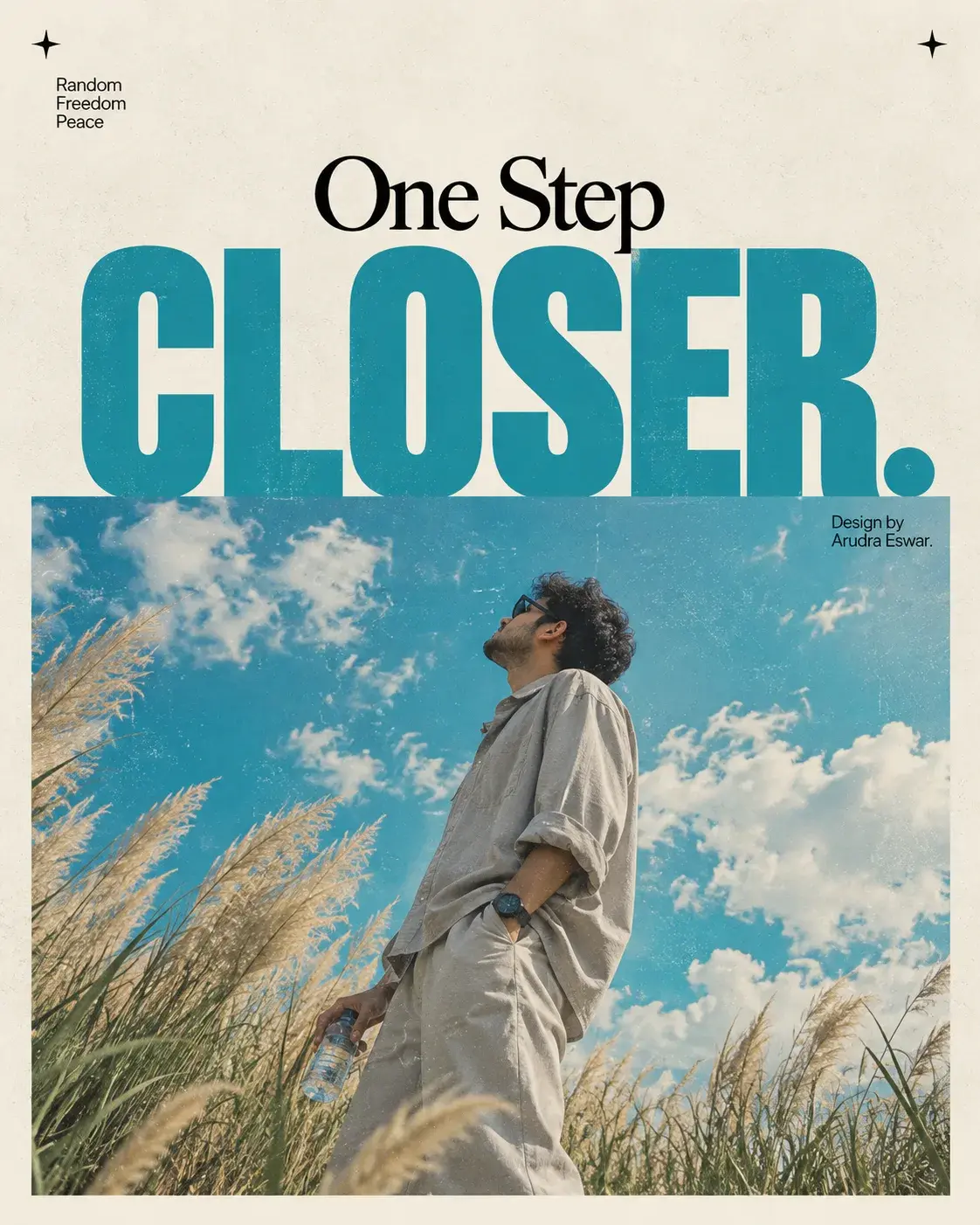 Ultra Realistic Retro Editorial Poster