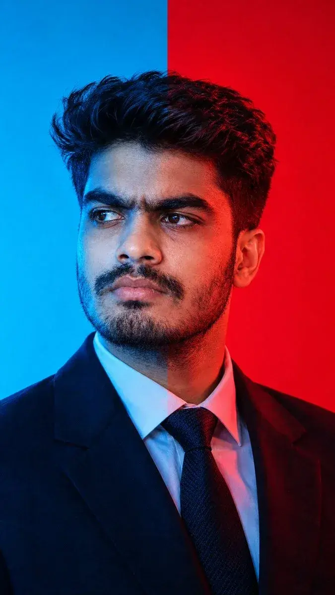 Ultra-Realistic Vertical Portrait