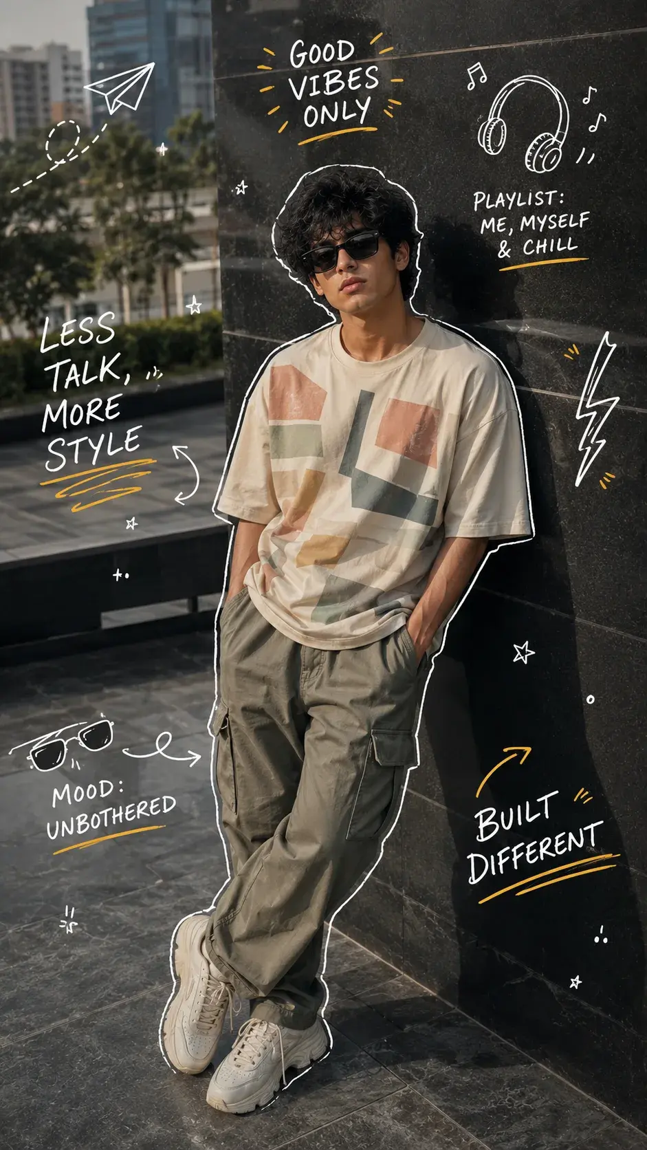 “Unbothered — Good Vibes Only”