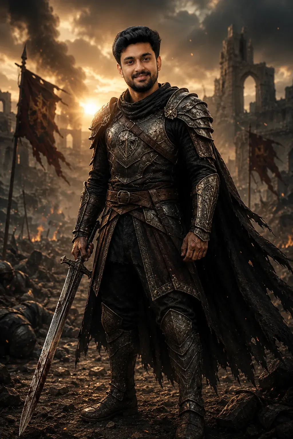 Upload Your Photo As A Cinematic Fantasy Warrior