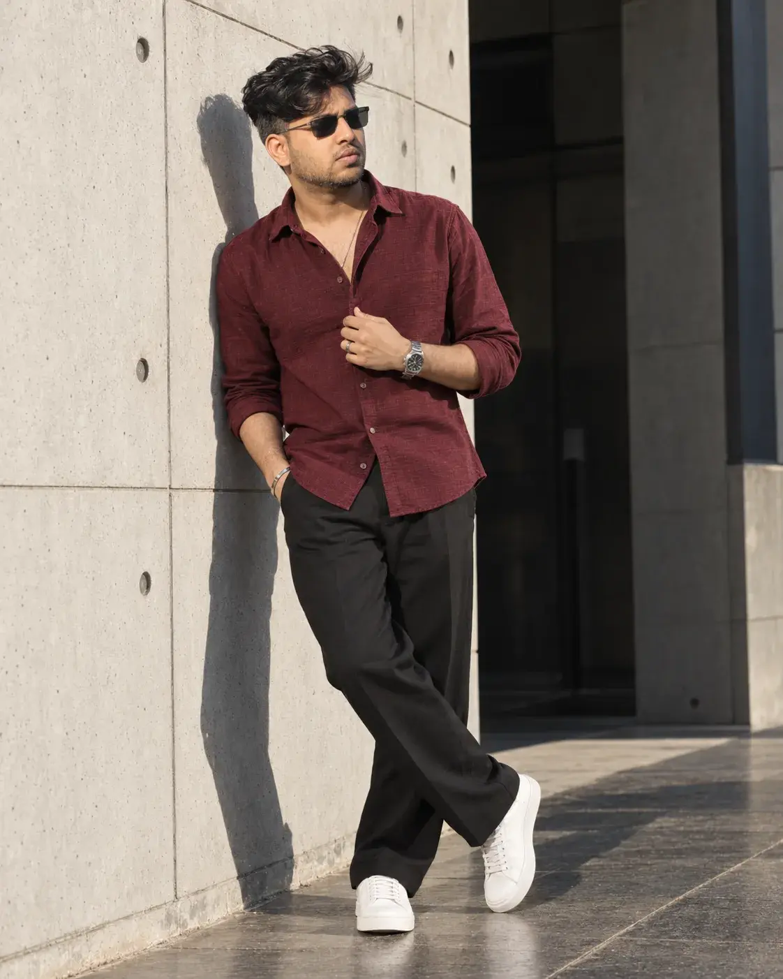 Urban Burgundy Editorial