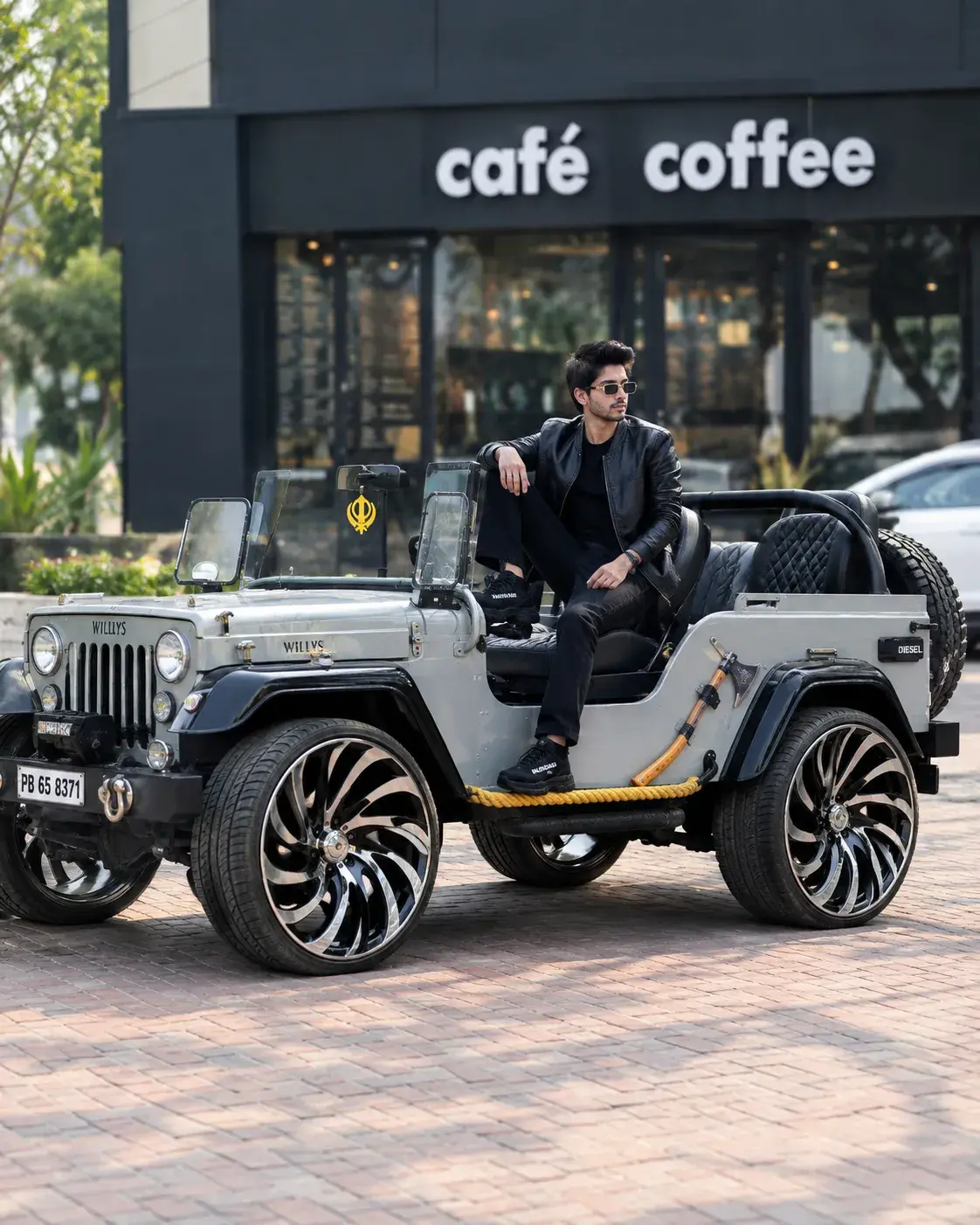 Urban Classic — Black & Silver Jeep
