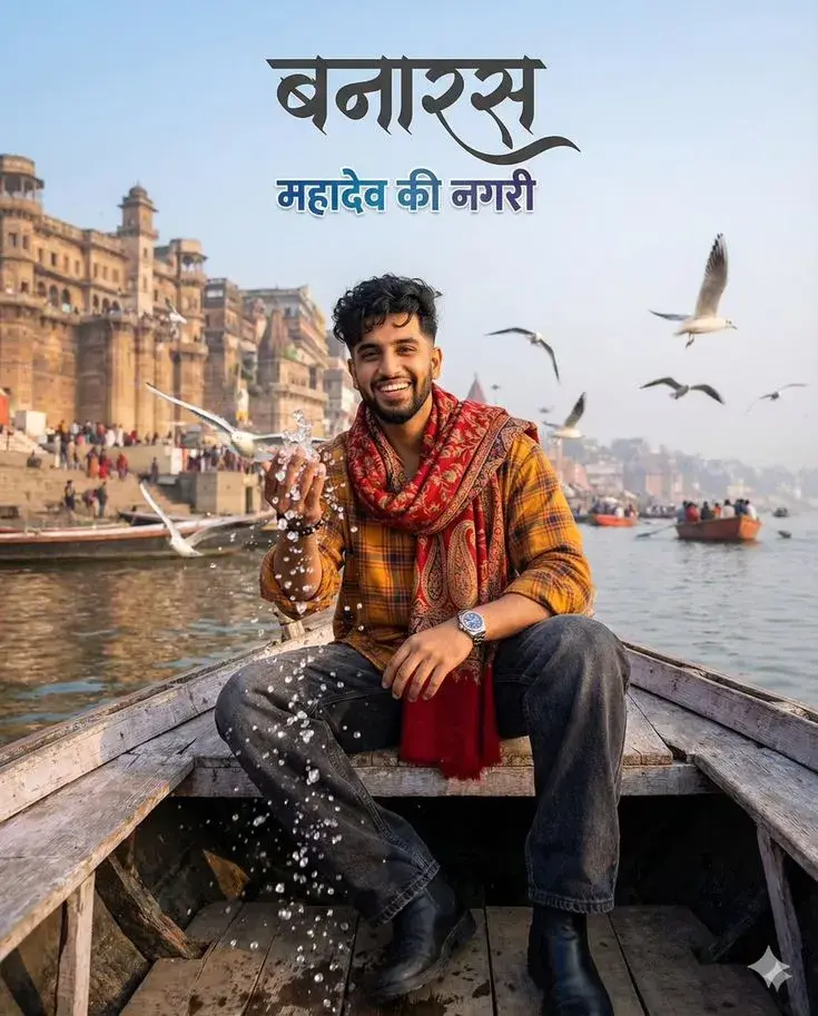 🕉️🚣‍♂️ बनारस घाट Vibes | महादेव की नगरी | Ganga Boat Ride 🌊🕊️❤️📸
