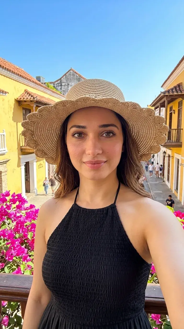 🌴📸 Vibrant Travel Girl Instagram Aesthetic Photo Prompt ✨