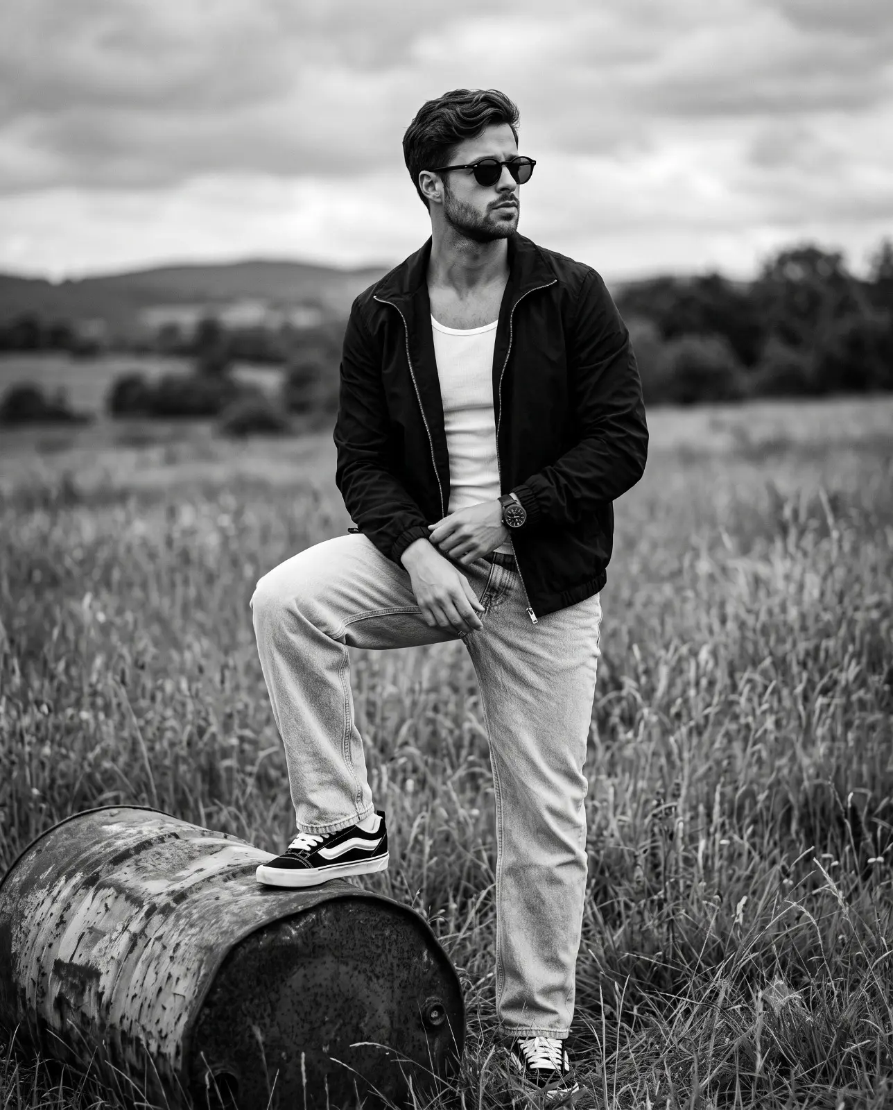 Vintage Casual Portrait