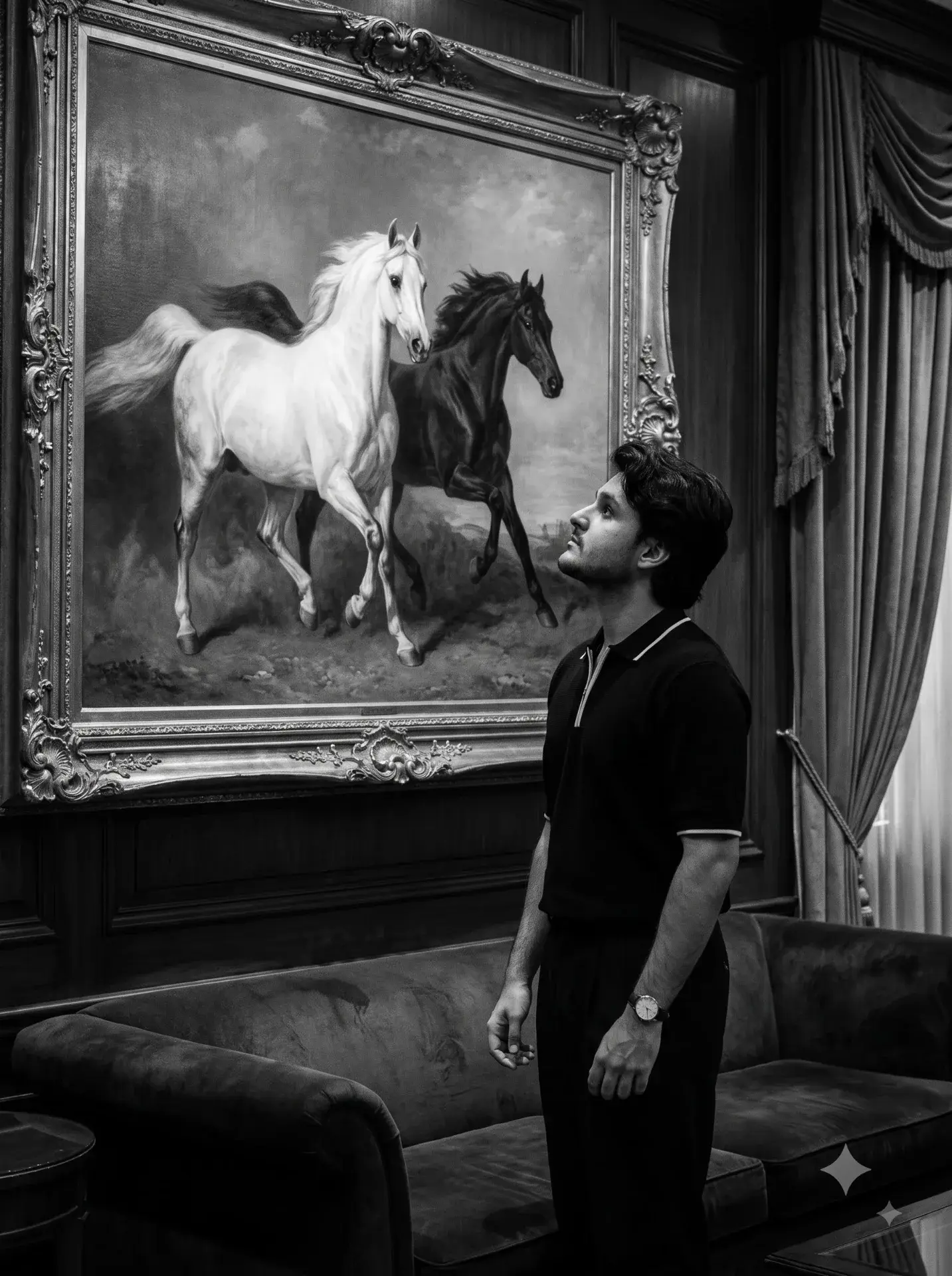 Vintage Frame Painting Lover