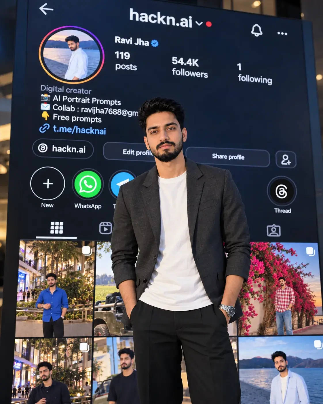 Viral Creator Identity Portrait