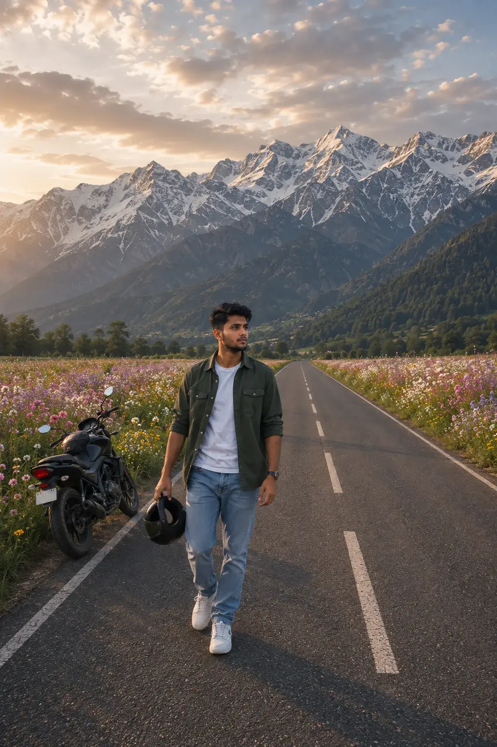 Walking Toward The Himalayas