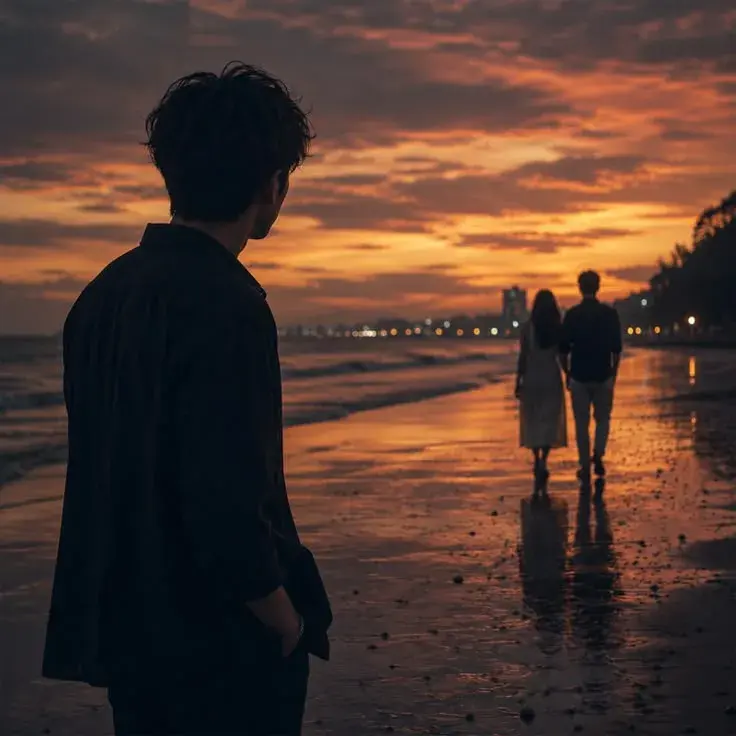 💔 Watching You Walk Away – The Pain Of One-Sided Love 🌅