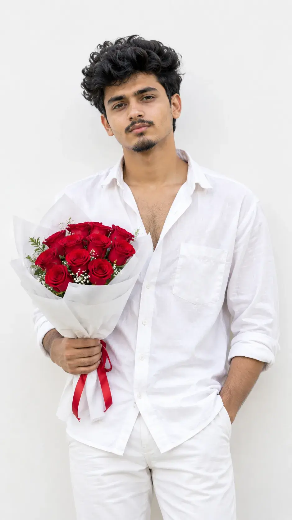 White Elegance 🤍🌹 | A Bouquet Of Love ❤️