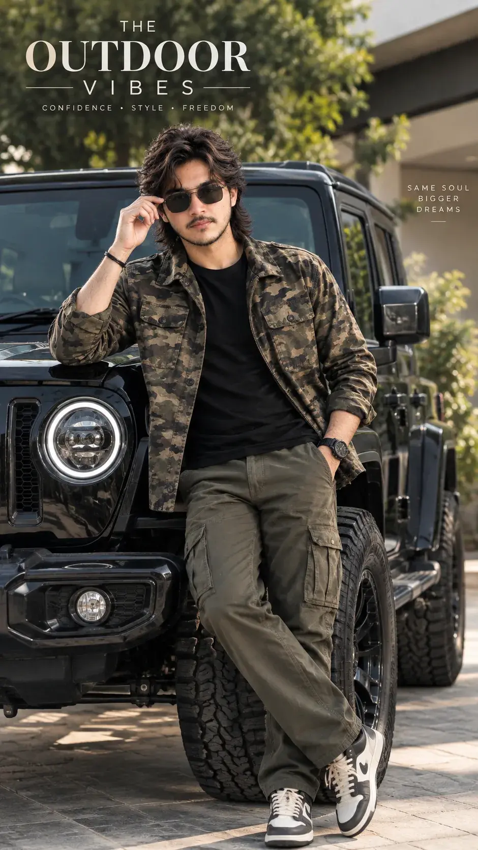 Wild Roads, Bold Vibes 🖤🔥 | Urban Adventure
